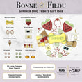 Load image into Gallery viewer, Summer Themed Dog Treats Gift Box