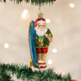 Load image into Gallery viewer, Surfer Santa Ornament - Southlake Paws