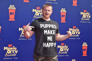 Puppies Make Me Happy Uni-Sex Shirt  | Present for Dog Lovers