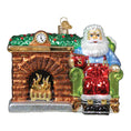 Load image into Gallery viewer, Santa At Hearth Ornament - Southlake Paws