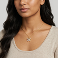Load image into Gallery viewer, Cubic Zirconia Butterfly Pendant Necklace 16" + 3" Extender