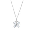 Load image into Gallery viewer, Cubic Zirconia Butterfly Pendant Necklace 16" + 3" Extender