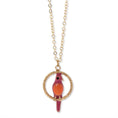 Load image into Gallery viewer, Neotropic Exotic Parrot Pendant Necklace 16" + 3" Extender