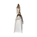 Load image into Gallery viewer, Cosmo Horse Handle Handbag In Iridescent White Python