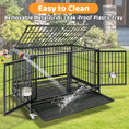 Load image into Gallery viewer, 42" Stackable Dog Crate with Divider 43T (Standard Height)