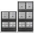 Load image into Gallery viewer, 42" Stackable Dog Crate with Divider 43T (Standard Height)