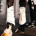 Load image into Gallery viewer, B&W - White Brushing Boots (Set of 4)