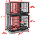 Load image into Gallery viewer, 42" Collapsible Dog Crate 43ST