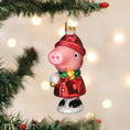 Load image into Gallery viewer, Peppa Pig With Snowball Ornament - Southlake Paws