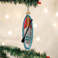 Load image into Gallery viewer, Blue Stand Up Paddle Board Ornament - Southlake Paws