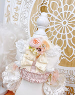 High quality handmade dog dress lace flowers