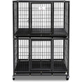 Load image into Gallery viewer, 31" Two-Tier Dog Crate 46A