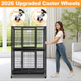 Load image into Gallery viewer, 31" Two-Tier Dog Crate 46A