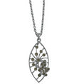 Load image into Gallery viewer, Pave Butterfly Necklace Pendant Necklace 16" + 3" Extender