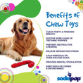 Load image into Gallery viewer, Candy Cane Nylon Dog Toy for Aggressive Chewers | USA Made | SodaPup