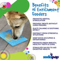 Load image into Gallery viewer, Surf's Up eMat - Small Lickmat for Dogs and Cats | Beach-Themed Design | SodaPup