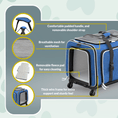 Load image into Gallery viewer, Katziela Rolling Rover Airline Compliant Expandable Wheeled Pet Carrier
