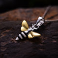 Load image into Gallery viewer, Bee Necklace- 925 Sterling Silver