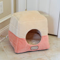 Load image into Gallery viewer, Armarkat Cat Bed - Orange/Beige
