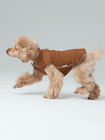 Load image into Gallery viewer, Reversible Dog Vest Jacket - Orange Grey