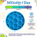 Load image into Gallery viewer, Honeycomb eBowl Deep Slow Feeder Dog Bowl for Enrichment | USA Made