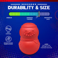 Load image into Gallery viewer, Snowman Dog Toy - Durable Winter Chew Toy for Large Dogs | USA Made