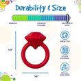 Load image into Gallery viewer, Diamond Ring Nylon Teething Ring for Puppies | Durable & USA Made