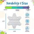 Load image into Gallery viewer, Snowflake Nylon Dog Chew Toy for Aggressive Chewers | USA Made & FDA Compliant