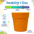 Load image into Gallery viewer, Large Flower Pot eCup Dog Treat Dispenser | Durable USA-Made Enrichment Toy | SodaPup