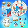 Load image into Gallery viewer, USA Themed Dog Treats Gift Box
