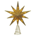 Load image into Gallery viewer, 12" Lit Gold Glitter Star Tree Topper - Southlake Paws