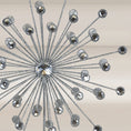 Load image into Gallery viewer, 13" Silver Crystal Burst Tree Topper - Southlake Paws