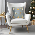 Load image into Gallery viewer, 18" Gold Tree Motif Square Pillow - Southlake Paws
