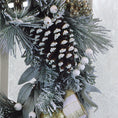 Load image into Gallery viewer, 24" Silver & Gold Frosted Fir Wreath - Southlake Paws