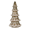 Load image into Gallery viewer, 12" Lit Gold Mercury Glass Tabletop Tree - Southlake Paws
