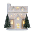 Load image into Gallery viewer, Lit Ceramic House With Trees - Southlake Paws