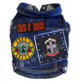 Load image into Gallery viewer, Rock Star - Guns N' Roses - Appetite for Destruction Denim Dog Jacket alternate view
