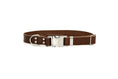 Load image into Gallery viewer, Modern Style Quick-Release Chocolate Leather Dog Collar