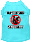 Load image into Gallery viewer, Pet Dog & Cat Shirt Screen Printed, "Backyard Security"