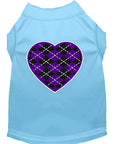 Load image into Gallery viewer, Pet Shirt "Argyle Heart Purple"