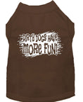 Load image into Gallery viewer, Pet Dog & Cat Shirt Screen Printed, "Dirty Dogs Have More Fun"