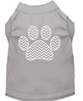 Load image into Gallery viewer, Pet Dog & Cat Shirt Screen Printed, "Chevron Paw"