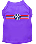 Load image into Gallery viewer, Pet Dog & Cat Shirt Screen Printed, "Patriotic Star Paw Print"