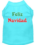 Load image into Gallery viewer, Christmas Pet Shirt, "Feliz Navidad"