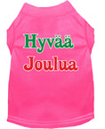 Load image into Gallery viewer, Christmas Pet Shirt, "Hyvaa Joulua"
