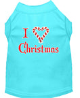 Load image into Gallery viewer, Christmas Pet Shirt, "I Heart Christmas"