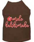 Load image into Gallery viewer, Christmas Pet Dog & Cat Shirt Screen Printed, "Mele Kalikimaka"