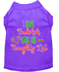 Load image into Gallery viewer, Christmas Pet Dog & Cat Shirt, "I Hope Rudolph Eats The Naughty List"
