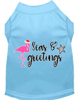 Load image into Gallery viewer, Christmas Pet Dog & Cat Shirt Screen Printed, "Seas and Greetings"
