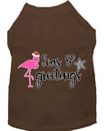 Load image into Gallery viewer, Christmas Pet Dog & Cat Shirt Screen Printed, "Seas and Greetings"
